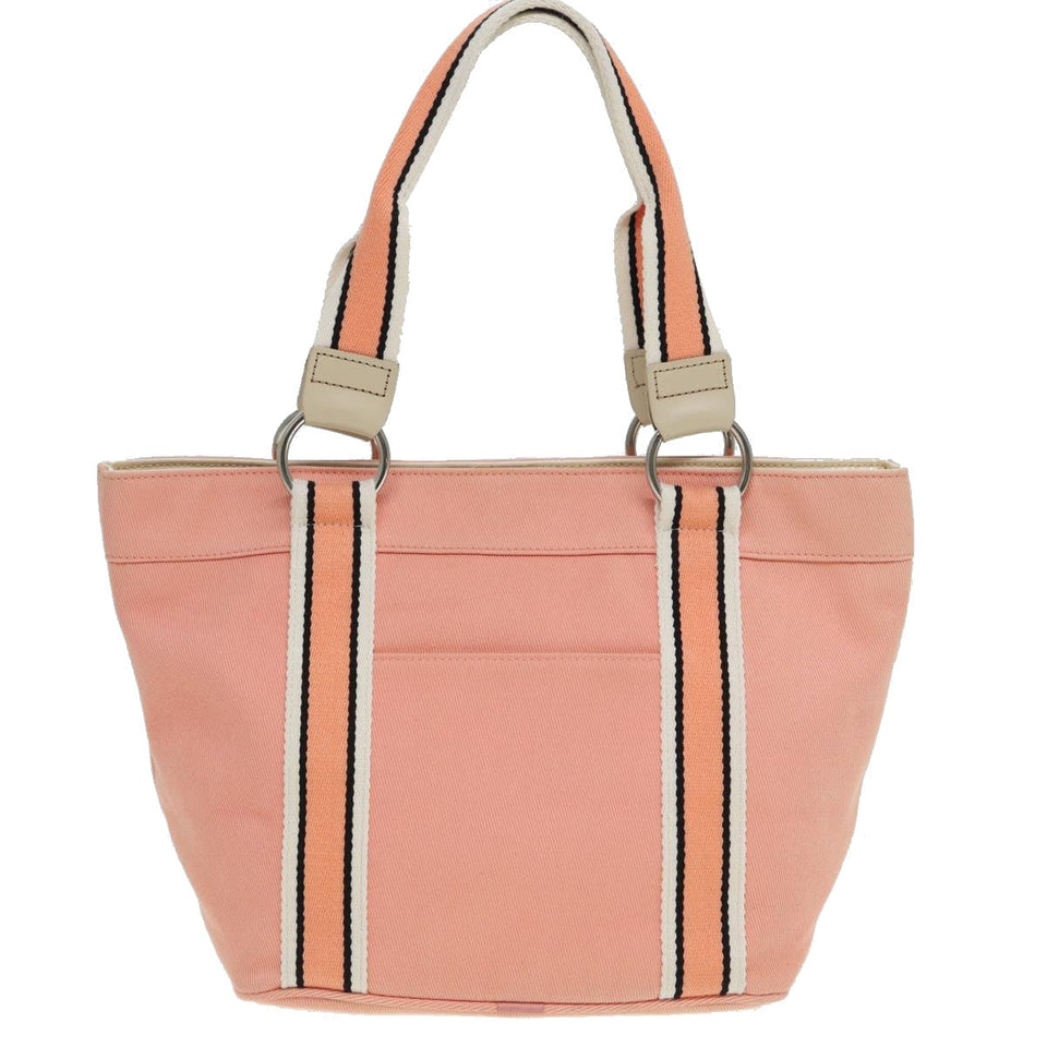 Burberry Blue Label Pink Canvas Tote Bag ( )
