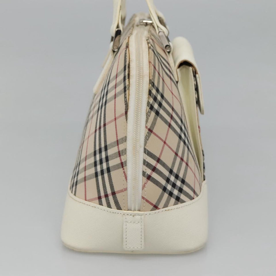 Burberry Nova Check Beige Canvas Handbag ( )