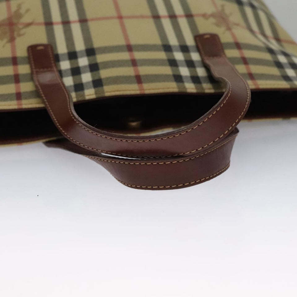 Burberry Nova Check Beige Canvas Tote Bag ( )