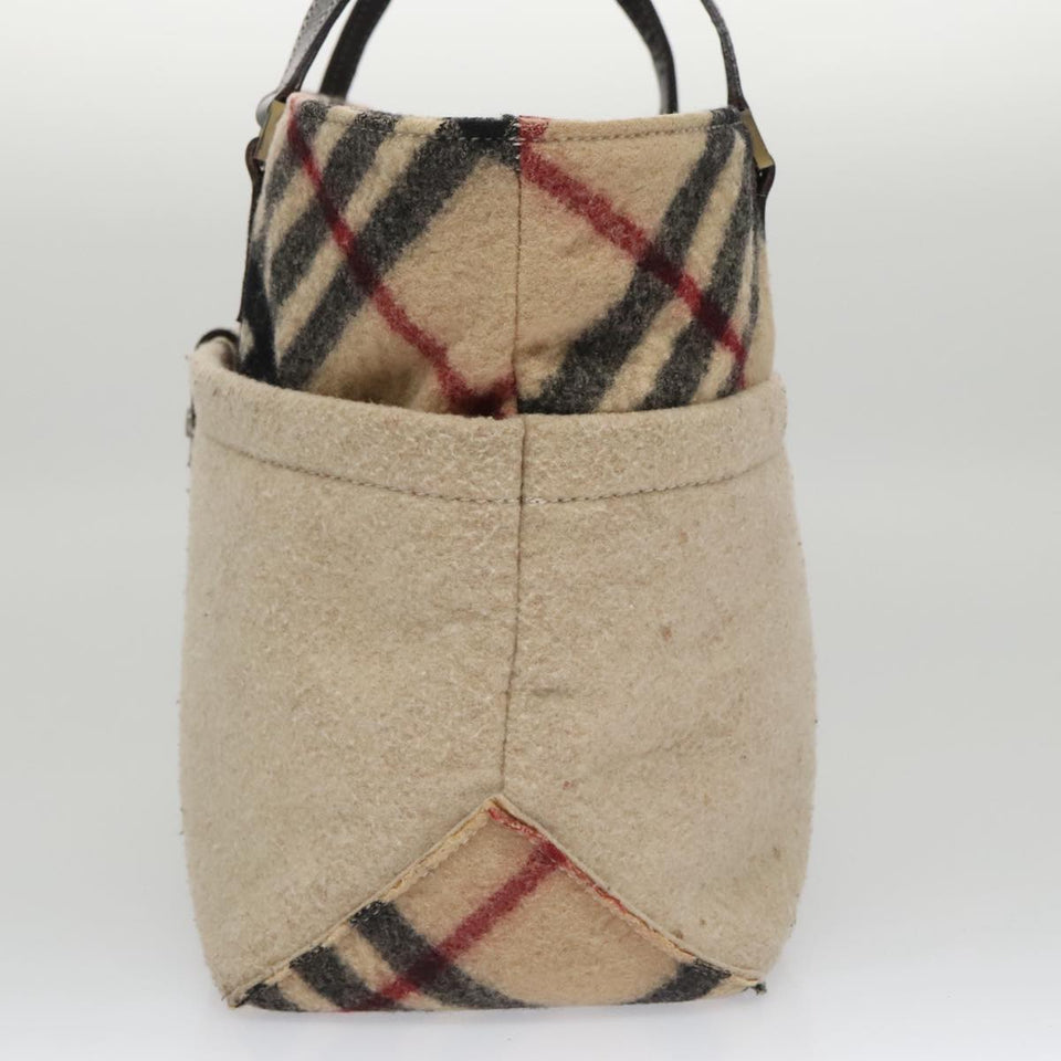 Burberry Nova Check Beige Canvas Handbag ( )