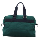 Burberry Logo Green Canvas Travel Bag ( )