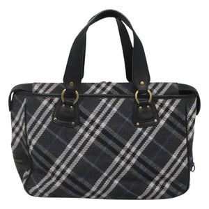 Burberry Blue Label Blue Wool Tote Bag ( )