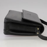 Burberry Black Leather Shoulder Bag ( )