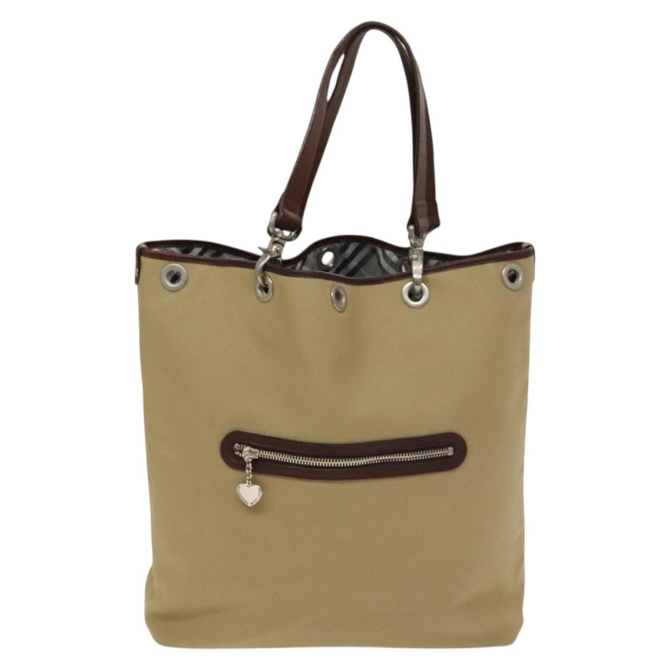Burberry Beige Canvas Tote Bag ( )