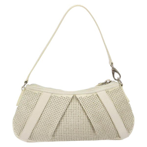 Burberry White Leather Handbag ( )