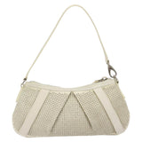 Burberry White Leather Handbag ( )