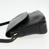 Burberry Black Leather Shoulder Bag ( )
