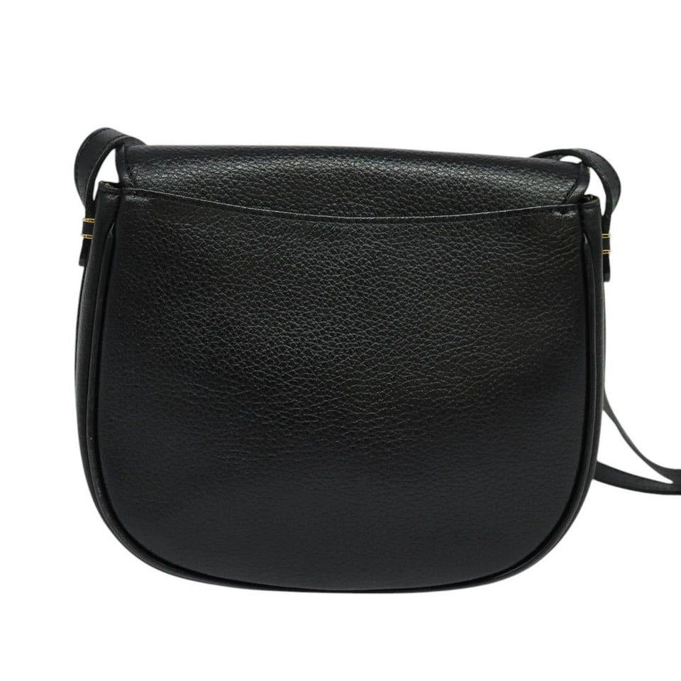 Burberry Black Leather Shoulder Bag ( )