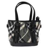 Burberry Nova Check Black Nylon Tote Bag ( )
