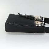 Burberry Nova Check Black Nylon Shoulder Bag ( )