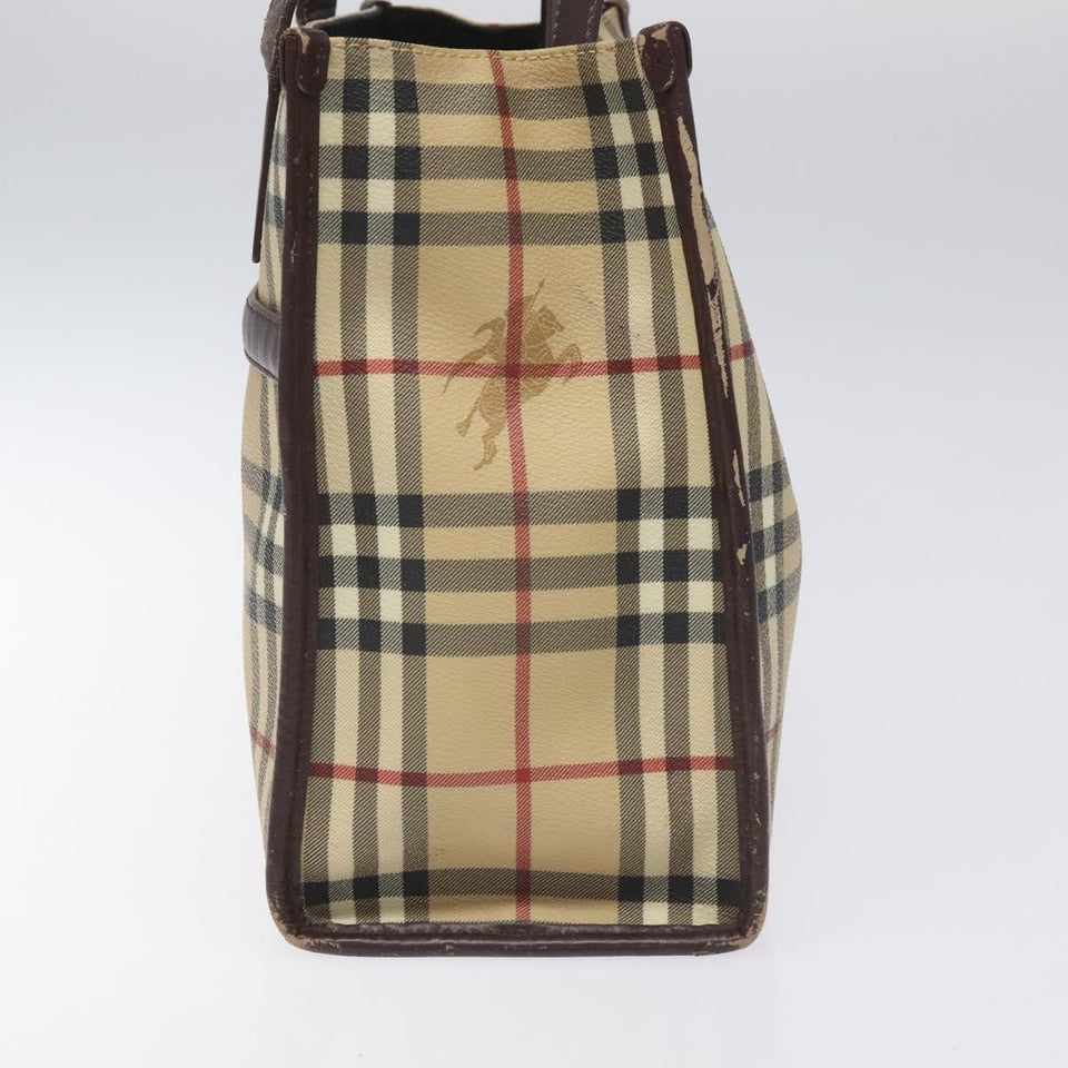 Burberry Nova Check Beige Canvas Tote Bag ( )