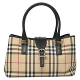 Burberry Nova Check Beige Canvas Tote Bag ( )