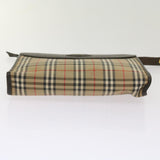Burberry Nova Check Beige Canvas Clutch Bag ( )
