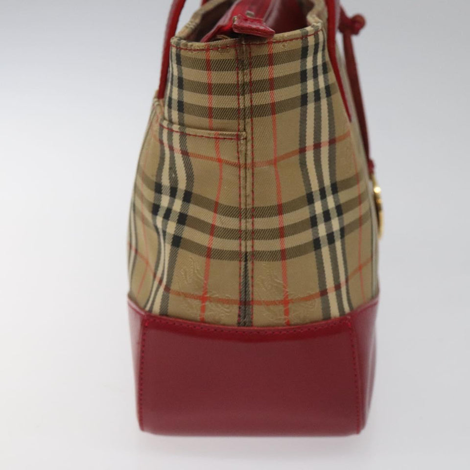 Burberry Nova Check Beige Canvas Handbag ( )