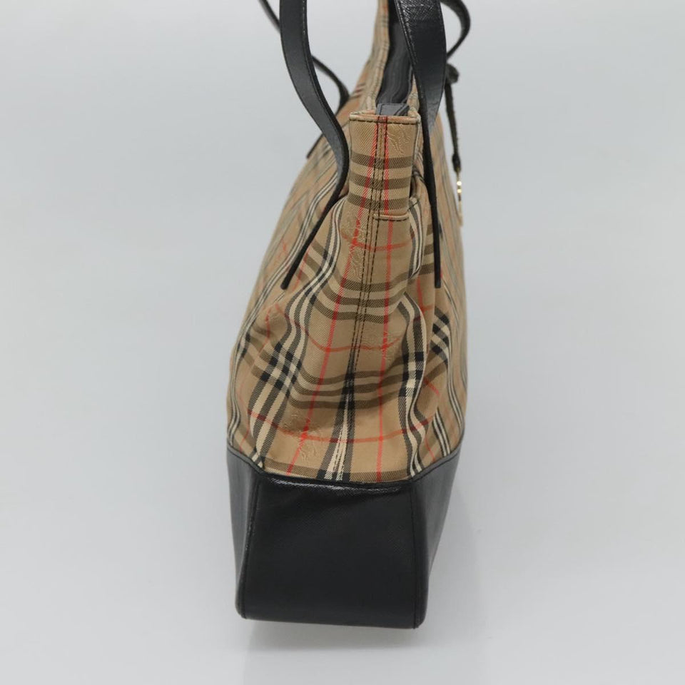 Burberry Nova Check Beige Canvas Tote Bag ( )