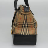 Burberry Nova Check Beige Canvas Handbag ( )