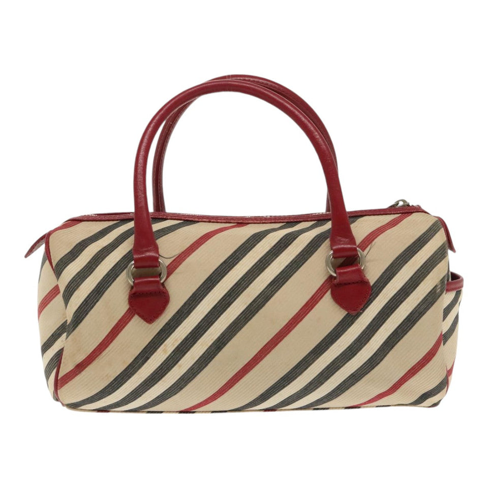 Burberry Nova Check Beige Synthetic Handbag ( )
