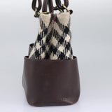 Burberry Nova Check Beige Wool Handbag ( )