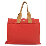 Burberry Red Canvas Tote Bag ( )