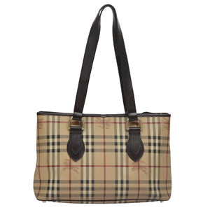 Burberry Nova Check Beige Canvas Tote Bag ( )