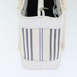 Burberry White Canvas Handbag ( )