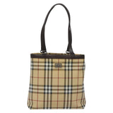 Burberry Nova Check Beige Canvas Tote Bag ( )