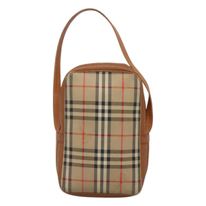 Burberry Nova Check Beige Canvas Shoulder Bag ( )