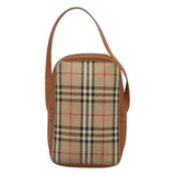 Burberry Nova Check Beige Canvas Shoulder Bag ( )