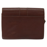 Burberry Brown Leather Clutch Bag ( )