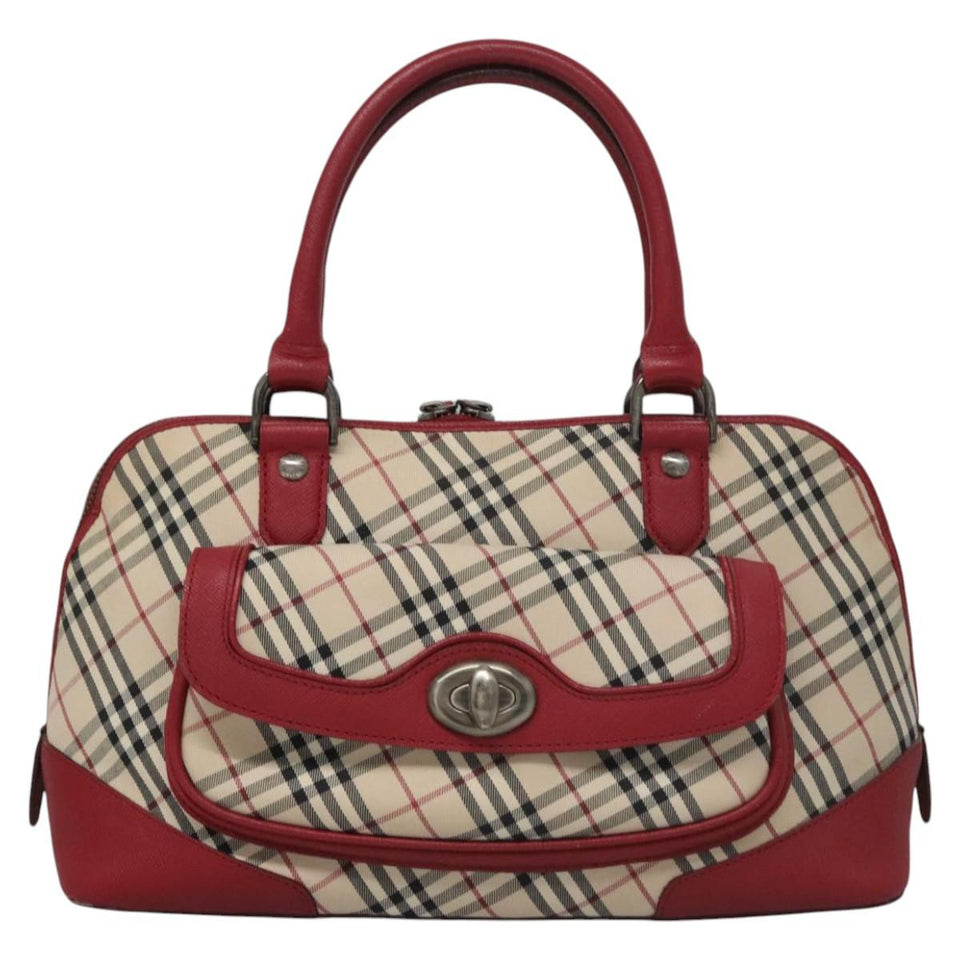 Burberry Nova Check Beige Canvas Handbag ( )