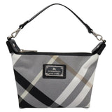 Burberry Nova Check Grey Canvas Clutch Bag ( )