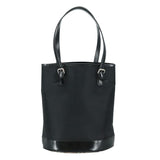 Burberry Nova Check Black Leather Tote Bag ( )