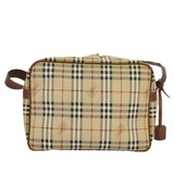 Burberry Nova Check Beige Canvas Shoulder Bag ( )