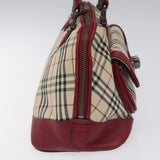 Burberry Nova Check Beige Canvas Handbag ( )