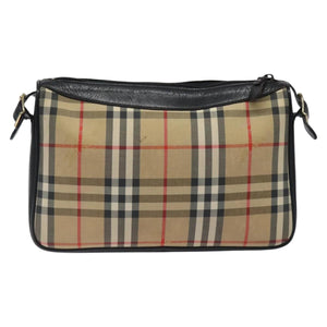 Burberry Nova Check Beige Canvas Shoulder Bag ( )