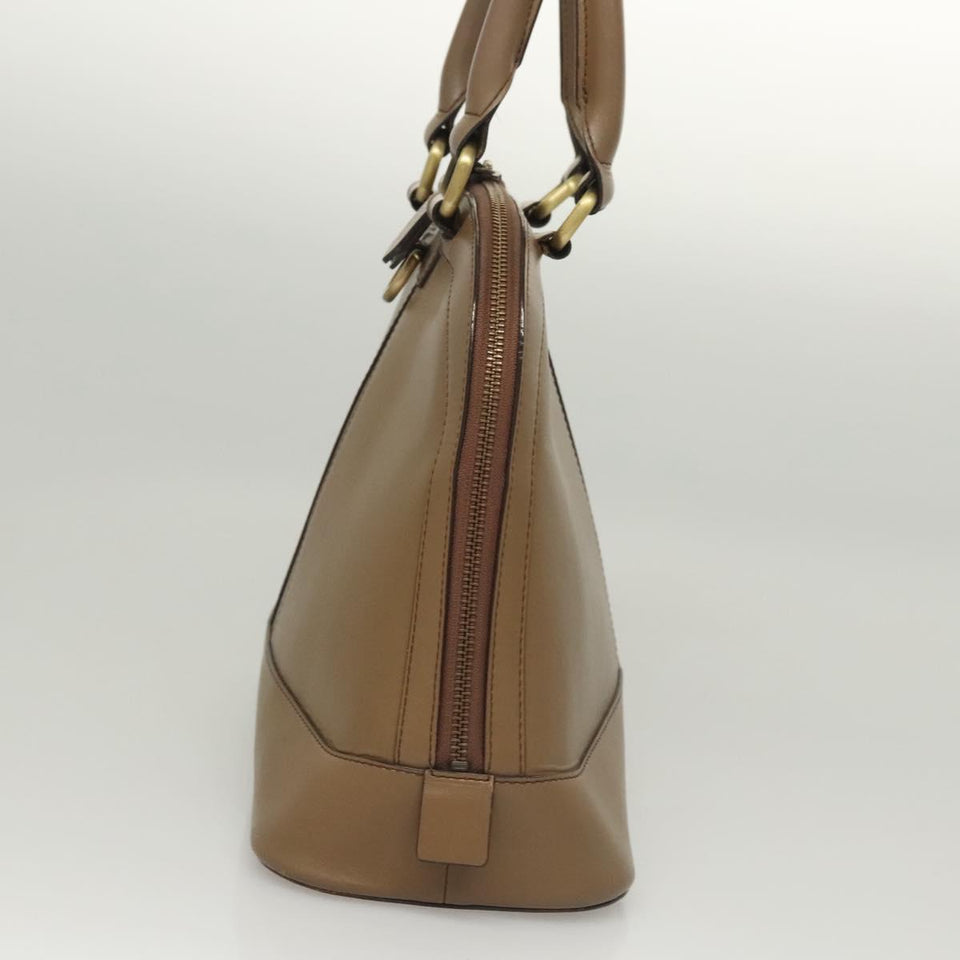 Burberry Vintage Check Brown Leather Handbag ( )