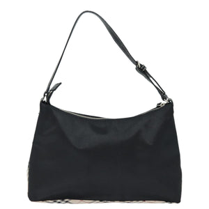 Burberry Nova Check Black Synthetic Handbag ( )