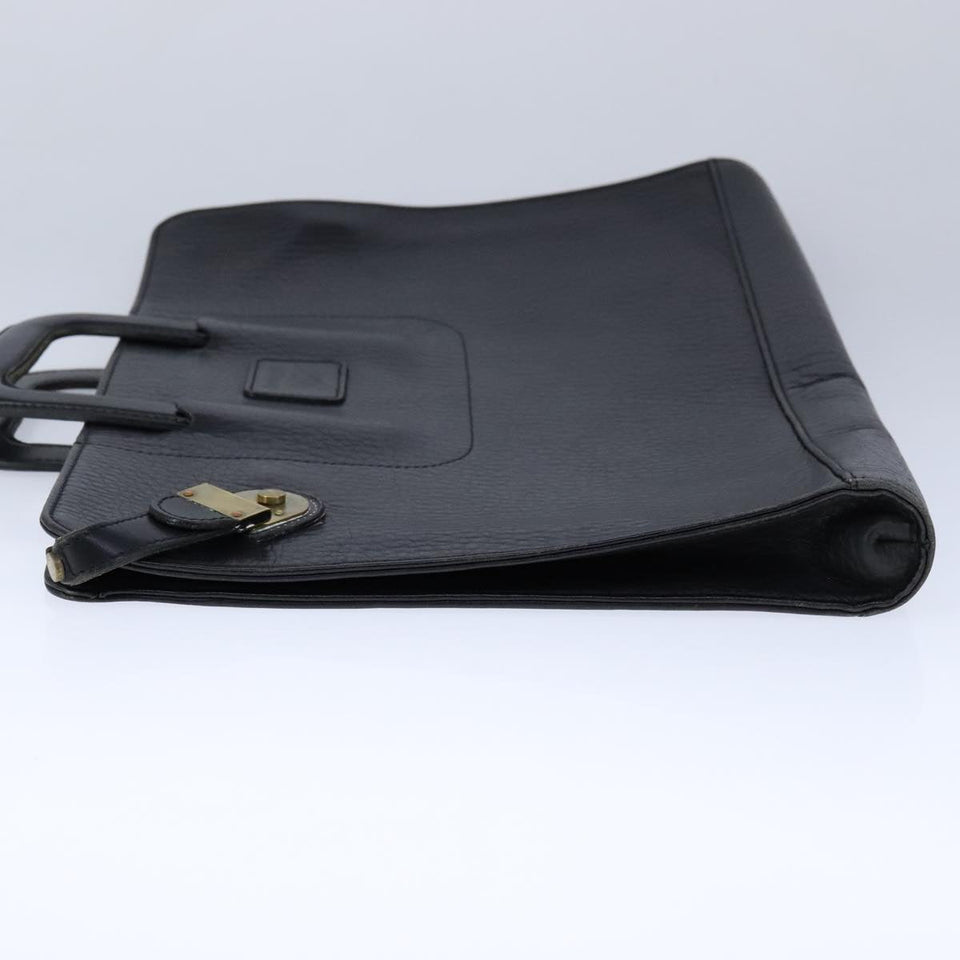 Burberry Black Leather Briefcase Bag ( )