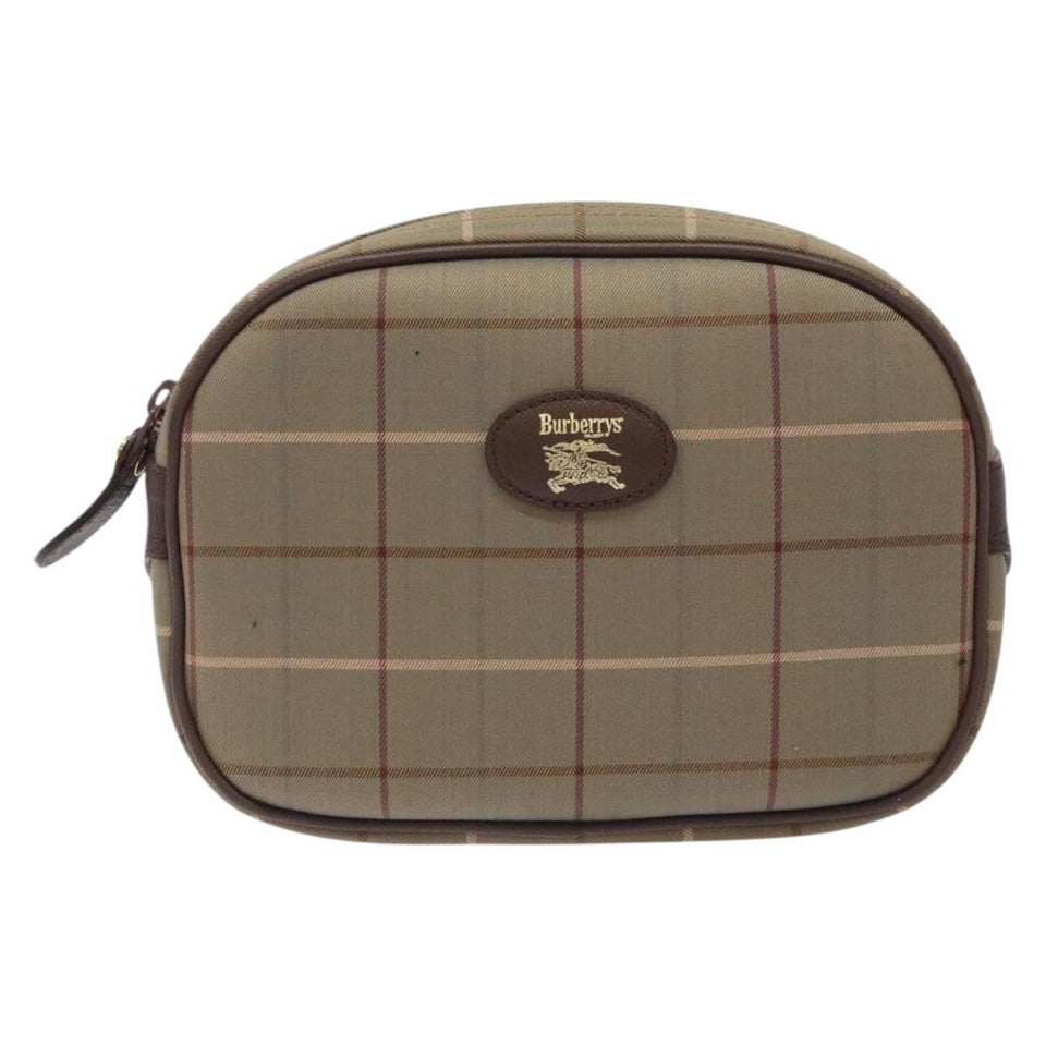 Burberry Nova Check Beige Canvas Clutch Bag ( )