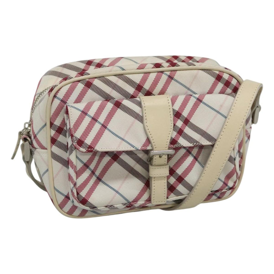 Burberry Nova Check Pink Nylon Shoulder Bag ( )