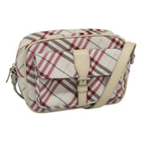 Burberry Nova Check Pink Nylon Shoulder Bag ( )