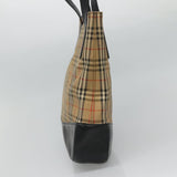 Burberry Nova Check Beige Canvas Shoulder Bag ( )