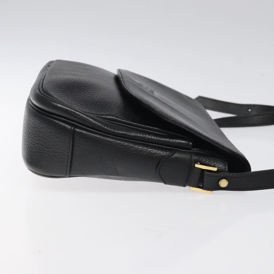 Burberry Black Leather Shoulder Bag ( )