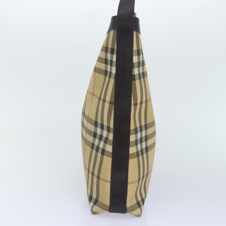 Burberry Nova Check Beige Canvas Shoulder Bag ( )