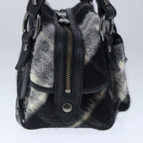Burberry Blue Label Black Wool Shoulder Bag ( )