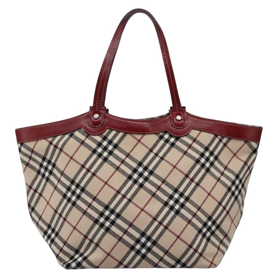 Burberry Nova Check Beige Canvas Tote Bag ( )