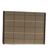 Burberry Nova Check Beige Canvas Clutch Bag ( )