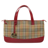 Burberry Nova Check Beige Canvas Handbag ( )