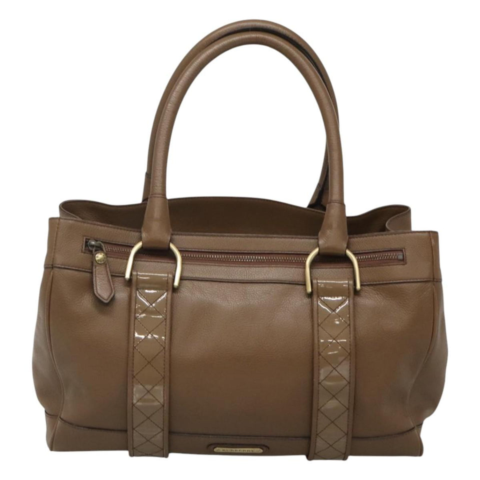 Burberry Beige Leather Tote Bag ( )