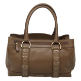Burberry Beige Leather Tote Bag ( )